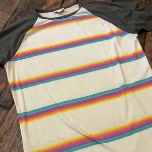Lularoe Rainbow Stripe Randy - EEUC